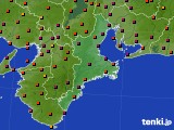 2022年08月03日の三重県のアメダス(気温)