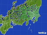 関東・甲信地方のアメダス実況(降水量)(2022年08月04日)