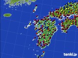 九州地方のアメダス実況(日照時間)(2022年08月04日)