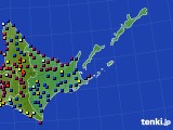 2022年08月04日の道東のアメダス(日照時間)