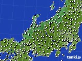 2022年08月04日の北陸地方のアメダス(風向・風速)