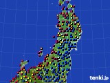2022年08月05日の東北地方のアメダス(日照時間)