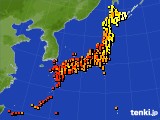 アメダス実況(気温)(2022年08月05日)