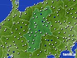 2022年08月05日の長野県のアメダス(風向・風速)