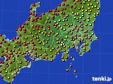 2022年08月06日の関東・甲信地方のアメダス(気温)