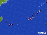 沖縄地方のアメダス実況(日照時間)(2022年08月09日)