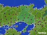 2022年08月09日の兵庫県のアメダス(日照時間)