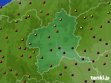 2022年08月09日の群馬県のアメダス(気温)