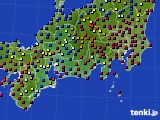 東海地方のアメダス実況(日照時間)(2022年08月10日)
