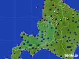 2022年08月10日の道央のアメダス(日照時間)