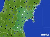 2022年08月10日の宮城県のアメダス(日照時間)