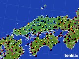 2022年08月11日の中国地方のアメダス(日照時間)