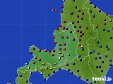 2022年08月11日の道央のアメダス(日照時間)