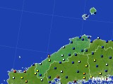 島根県のアメダス実況(日照時間)(2022年08月11日)
