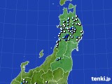 東北地方のアメダス実況(降水量)(2022年08月12日)