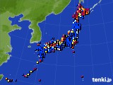 2022年08月12日のアメダス(日照時間)