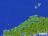 島根県のアメダス実況(日照時間)(2022年08月12日)