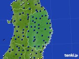 岩手県のアメダス実況(日照時間)(2022年08月12日)