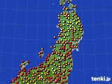 2022年08月12日の東北地方のアメダス(気温)