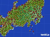 2022年08月12日の関東・甲信地方のアメダス(気温)