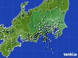 関東・甲信地方のアメダス実況(降水量)(2022年08月13日)