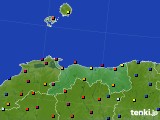 2022年08月13日の鳥取県のアメダス(日照時間)