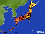 アメダス実況(気温)(2022年08月13日)