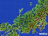 北陸地方のアメダス実況(日照時間)(2022年08月14日)