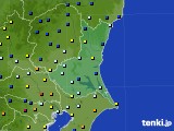 茨城県のアメダス実況(日照時間)(2022年08月15日)