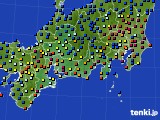東海地方のアメダス実況(日照時間)(2022年08月16日)