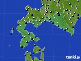 道南のアメダス実況(風向・風速)(2022年08月16日)