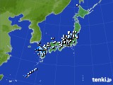 アメダス実況(降水量)(2022年08月17日)