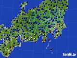 関東・甲信地方のアメダス実況(日照時間)(2022年08月17日)