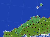 島根県のアメダス実況(日照時間)(2022年08月18日)