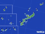 2022年08月19日の沖縄県のアメダス(風向・風速)