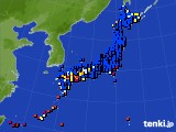 2022年08月20日のアメダス(日照時間)