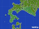 道南のアメダス実況(風向・風速)(2022年08月20日)