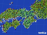 近畿地方のアメダス実況(日照時間)(2022年08月21日)