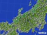 2022年08月21日の北陸地方のアメダス(風向・風速)