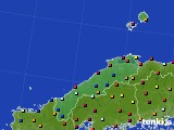 島根県のアメダス実況(日照時間)(2022年08月22日)