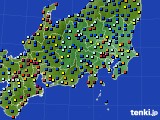 関東・甲信地方のアメダス実況(日照時間)(2022年08月23日)