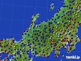 北陸地方のアメダス実況(日照時間)(2022年08月27日)