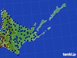 道東のアメダス実況(日照時間)(2022年08月28日)