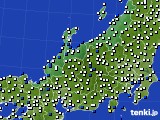 2022年08月28日の北陸地方のアメダス(風向・風速)