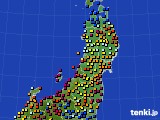2022年08月29日の東北地方のアメダス(日照時間)
