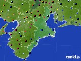 2022年08月29日の三重県のアメダス(日照時間)