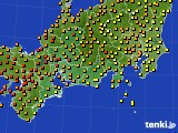 東海地方のアメダス実況(気温)(2022年08月29日)