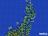 2022年08月30日の東北地方のアメダス(日照時間)
