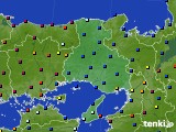 2022年08月30日の兵庫県のアメダス(日照時間)