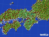 近畿地方のアメダス実況(気温)(2022年08月30日)